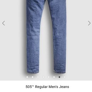 Levi's 505 Regular Straight Jeans - Medium Blue